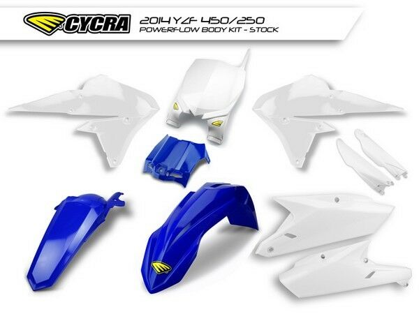 CYCRA Yamaha YZF250/450 2014 Onwards MX Plastic Kit Fenders/Shrouds/Panels