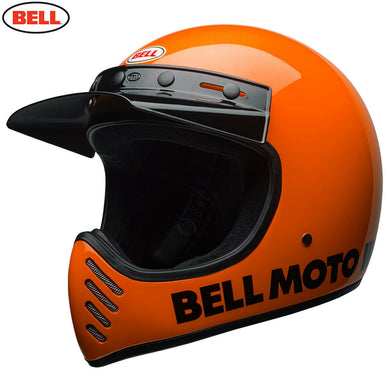 BELL Cruiser 2017 MOTO 3 Modern Classic Flo KTM Orange Motorcycle MX Helmet