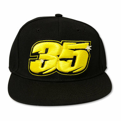 Cal Crutchlow 35 Black Flat Peak MotoGP Paddock Cap Baseball Hat