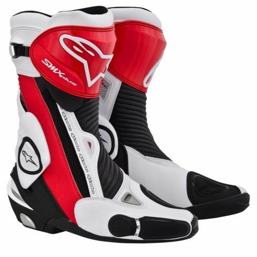 15% OFF Alpinestars SMX PLUS Black/White/Red Motorcycle Sports Boots