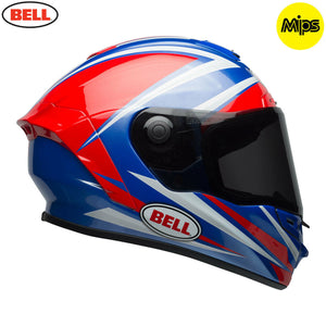 Bell Street 2018 Star Mips Impact Technology Torsion/IOM Motorcycle Helmet