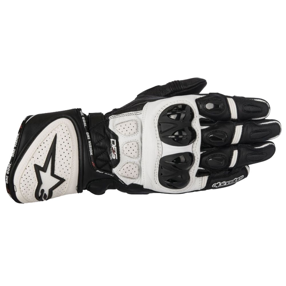 10% Off ALPINESTARS GP PLUS R Black/White Motorbike Leather Sports Gloves S-3XL