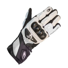 Load image into Gallery viewer, RICHA RS86 Full Goat Leather Motorcycle Gloves CE Knuckles Black/White/Red/Fluo