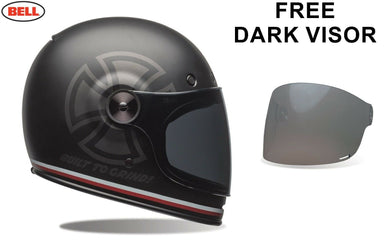 BELL BULLITT SE INDEPENDENT Black Retro/Classic Motorcycle Helmet