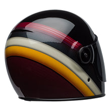 Load image into Gallery viewer, BELL CRUISER 2019 BULLITT Burnout Black/Maroon/White Classic Motorcycle Helmet
