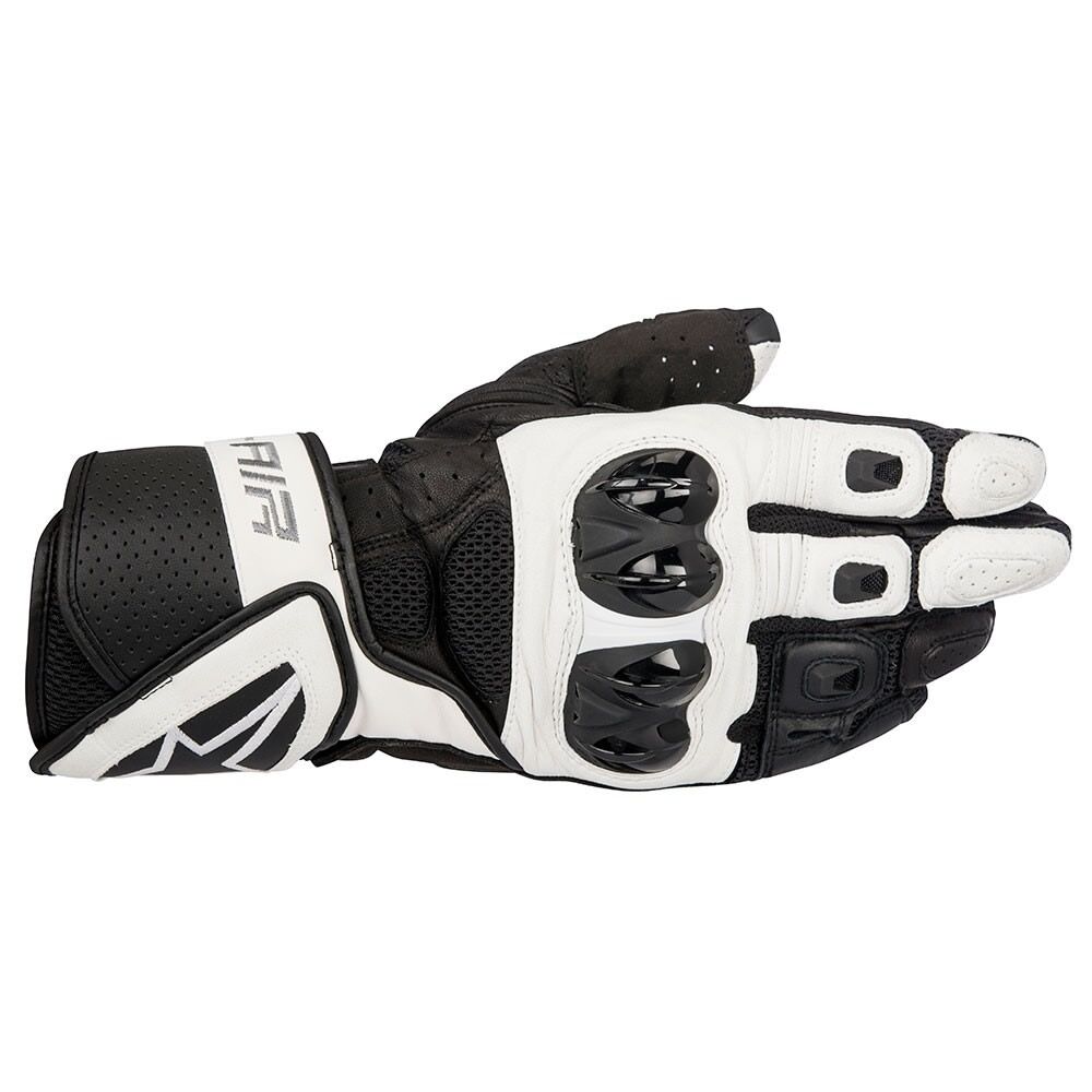 ALPINESTARS SP-AIR Black/White Motorcycle Leather/Mesh Summer Gloves