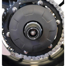Load image into Gallery viewer, Triumph Speed Triple RS 2018+ Rear Spindle Crash Bobbins by Evotech Performance
