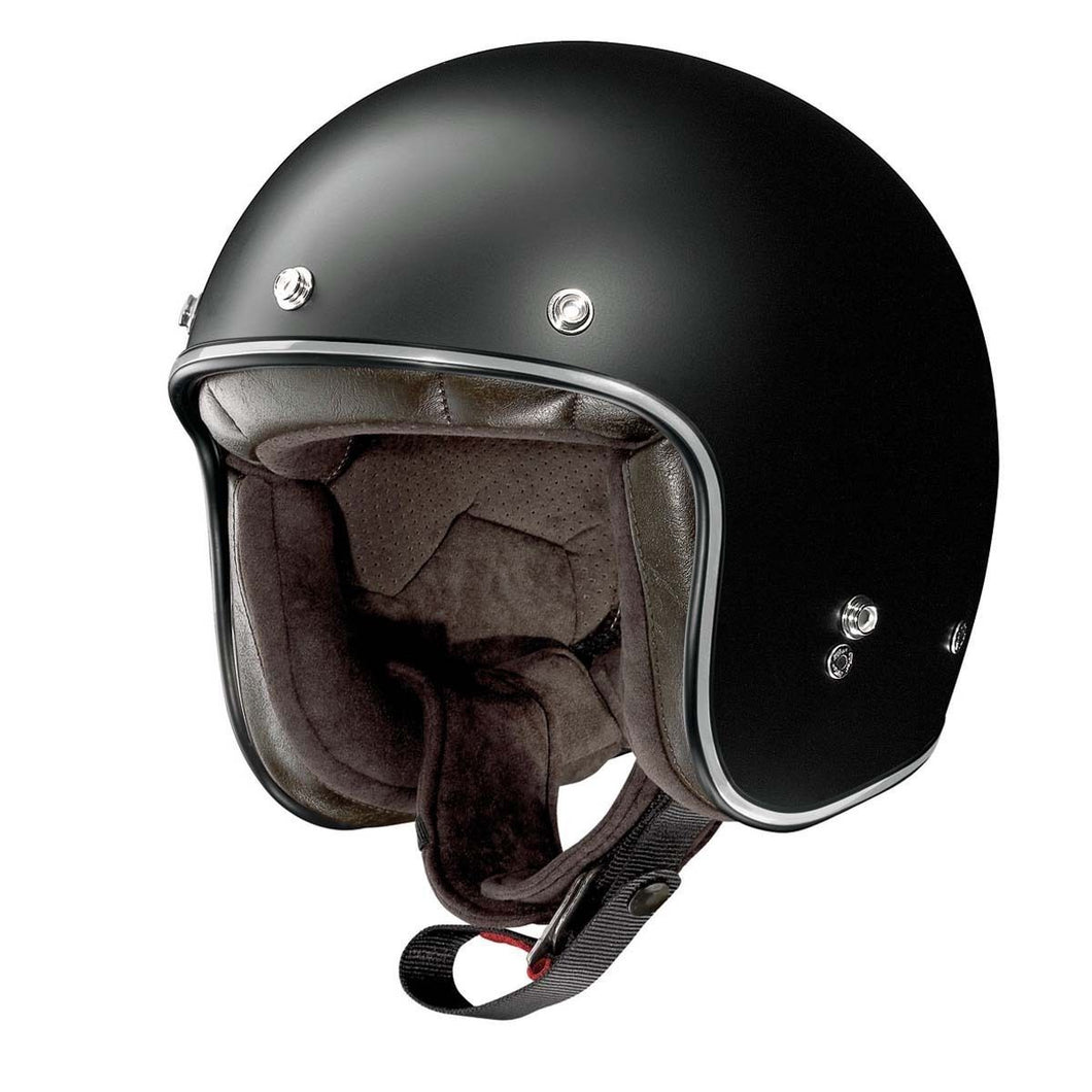 X-Lite X201 Fresno Flat Black Open Face Cruiser Motorbike Helmet