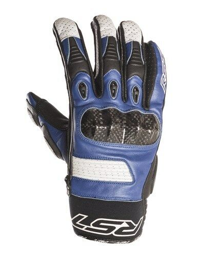 RST FREESTYLE Blue CE Motorbike Leather Short Sports 2705 Gloves cheap