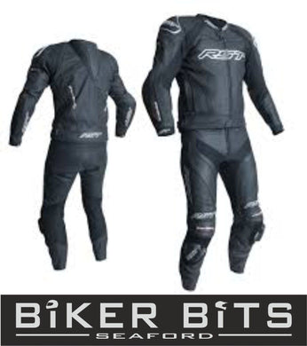 RST TRACTECH EVO 3 Motorcycle Sports CE Leather Jacket/Trousers 2PC Black