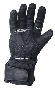 RST RALLYE CE Approved Waterproof Gauntlet Textile/Leather Motorcycle Gloves