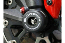 Load image into Gallery viewer, DUCATI 959 Panigale Black FRONT Fork Spindle Bobbins by Evotech Performance