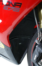 Load image into Gallery viewer, Triumph 675R Daytona Radiator/Exhaust Header Guard Protect Evotech Performance