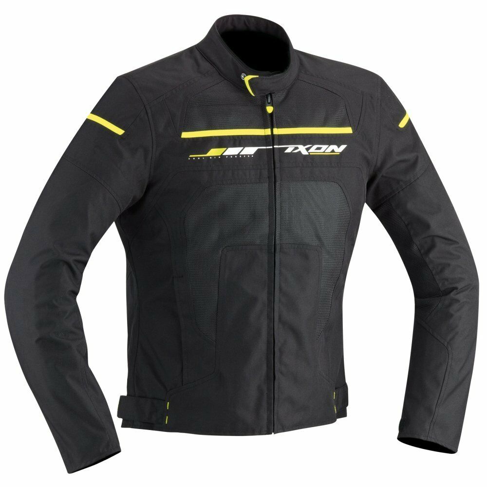 IXON HELIOS Vented Summer Motorbike Textile Jacket & Waterproof Detachable Liner