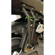 Load image into Gallery viewer, KAWASAKI ZX10R 2016+ Exhaust Hanger CNC machined by Evotech Performance UK
