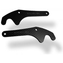 Load image into Gallery viewer, YAMAHA R6 2017+ GP Style Carbon Paddock Stand Plates Evotech Performance