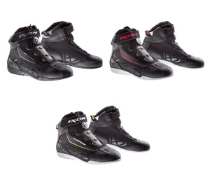 IXON ASSAULT EVO Motorcycle/Scooter CE Sports Ankle Black/Yellow/Red Boots/Shoes