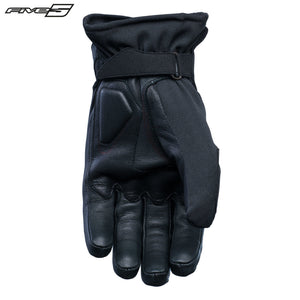 Five MILANO Black Waterproof & Thinsulate 180g Mid Season Motorbike Gloves