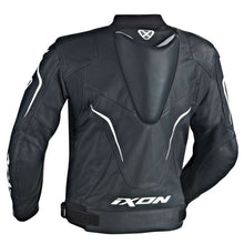 Load image into Gallery viewer, IXON ORCUS Leather Black/White or Yellow Sports Motorbike Jacket CE Certified