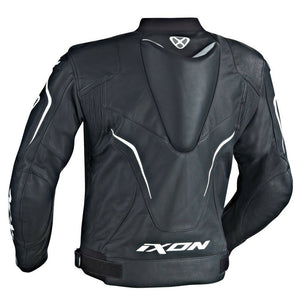 IXON ORCUS Leather Black/White or Yellow Sports Motorbike Jacket CE Certified