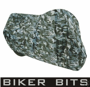 Oxford (L) Aquatex Camo Motorbike Cover/Waterproof/Bike