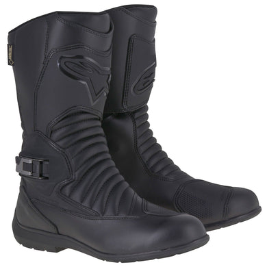 10% OFF Alpinestars SUPER TOURING GORETEX Black Waterproof Leathe Motorbike Boot