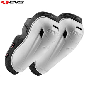 EVS Adult ELBOW Guards White/Yellow/Black Motocross MX Off-Road Downhill MTB