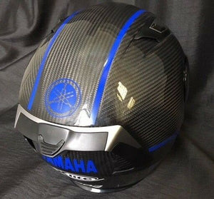 X-Lite X803 CARBON Puro Gloss YAMAHA Stickers FREE Dark Visor Motorbike Helmet