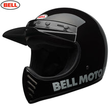 Load image into Gallery viewer, BELL Cruiser 2017 MOTO 3 Modern Classic Black Motorcycle MX Helmet