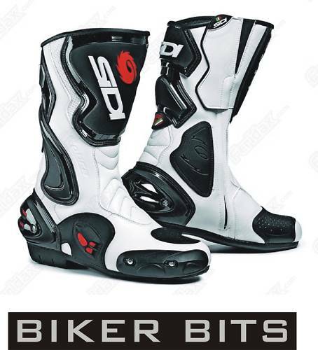 Sidi Cobra White Motorbike/Motorcycle Boots 10.5/45