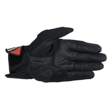 Load image into Gallery viewer, 10% Off ALPINESTARS BOOSTER Black/Red Leather Motorbike Short Gloves