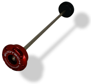 DUCATI DIAVEL 2011 onwards Rear Spindle Red Bobbin by Evotech Performance
