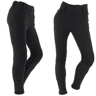 RICHA Lady KODI Motorbike LEGGINGS Black Polyester Cotton/Spandex/Aramid Fibre