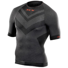 Load image into Gallery viewer, TCX T-Shirt Black Short Sleeve Base Layer Motorcycle Breathable Underwear