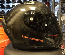 Load image into Gallery viewer, X-Lite X803 CARBON Puro Gloss KTM 1290 Stickers FREE Dark Visor Motorbike Helmet