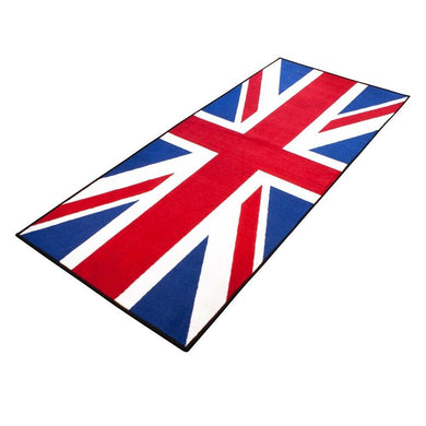 Biketek UNION JACK GB Motorbike Garage Pit Mat Motorcycle Floor Rug