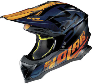 NOLAN N53 Whoop/Sidewinder Motocross MX OffRoad Motorbike Green Lane Peak Helmet