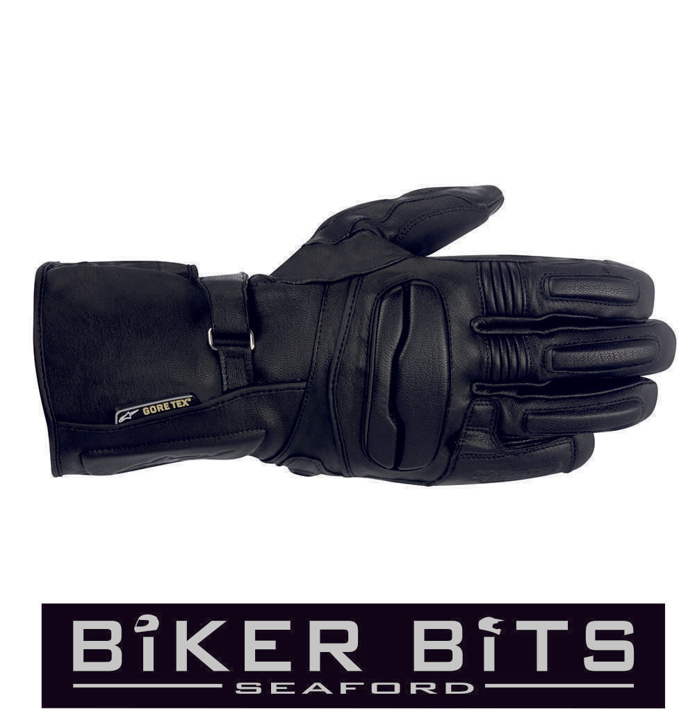 ALPINESTARS WR-1 Gore-Tex Black Waterproof Leather Winter Motorcycle Gloves