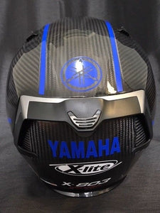 X-Lite X803 CARBON Puro Gloss YAMAHA Stickers FREE Dark Visor Motorbike Helmet