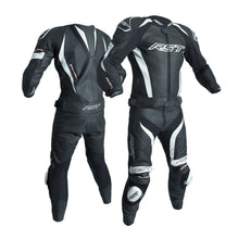 Load image into Gallery viewer, RST TRACTECH EVO 3 Motorcycle Sports CE Leather Jacket/Trousers 2PC Black/White