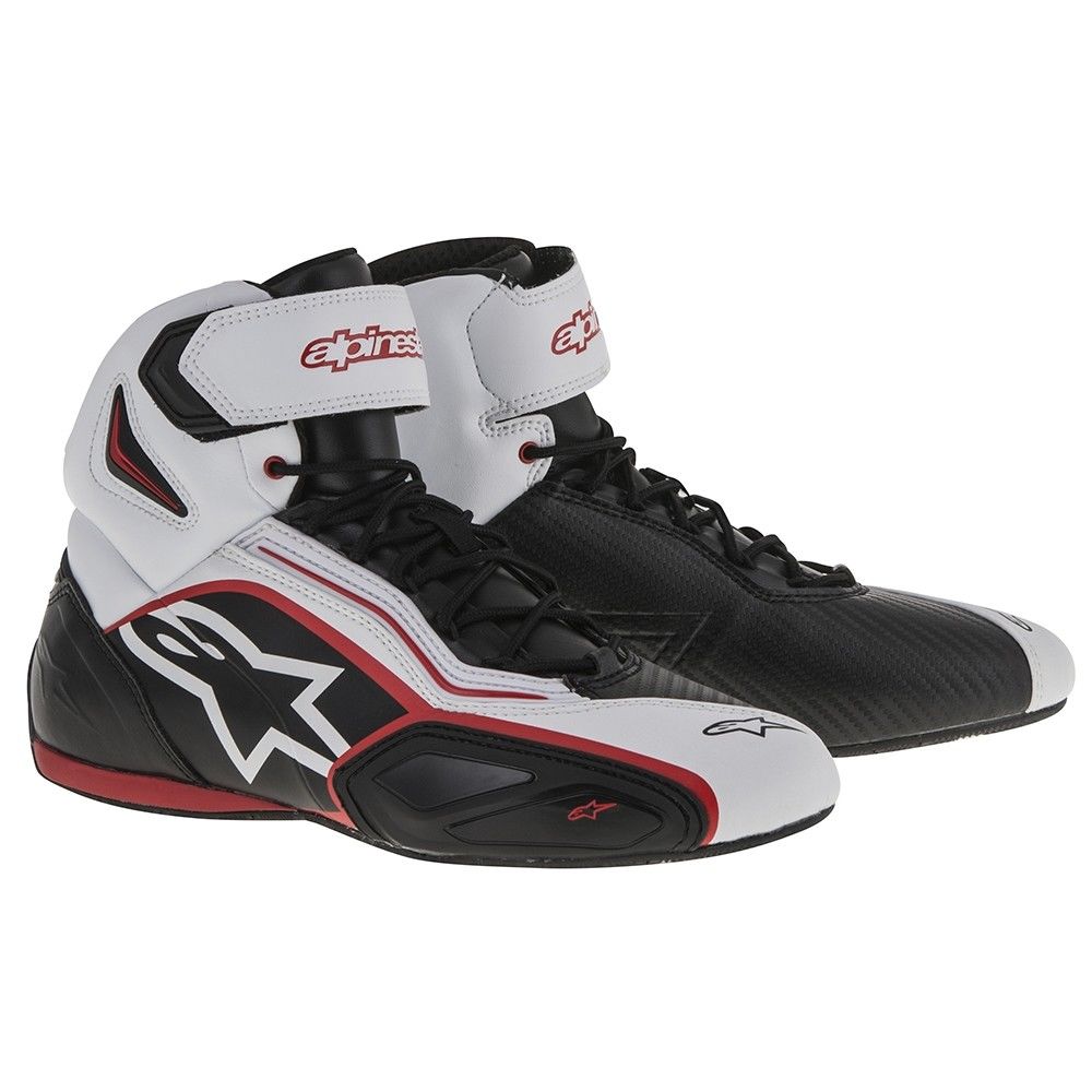 Alpinestars FASTER 2 BOOTS Black/White Motorbike/Scooter Shoes/Pumps