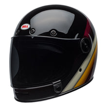Load image into Gallery viewer, BELL CRUISER 2019 BULLITT Burnout Black/Maroon/White Classic Motorcycle Helmet