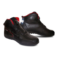 Load image into Gallery viewer, IXON ZEBRA Motorcycle/Scooter CE Sports Ankle Black/Red Boots/Shoes