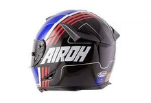 Load image into Gallery viewer, AIROH GP500 Scrape Blue/Black Gloss Carbon MotoGP Light Motorbike Helmet