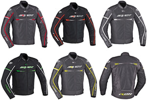 IXON PITRACE 2 in 1 Vented/Waterproof/Windproof Sports Motorbike Textile Jacket
