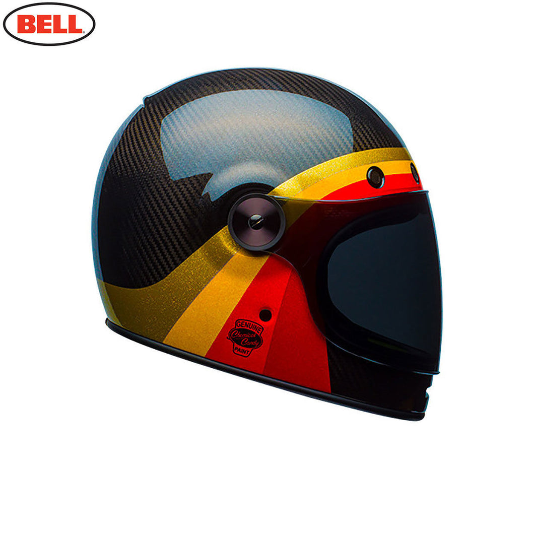 BELL Bullitt Carbon Chemical Candy Black/Gold Retro/Classic Motorcycle Helmet