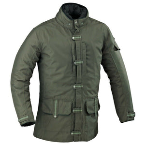 IXON OTTAWA Khaki Motorcycle/Scooter Winter Waterproof Textile Parka Jacket/Coat