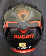 Load image into Gallery viewer, X-Lite X803 CARBON Puro Sport Gloss Motorbike Helmet with DUCATI Stickers