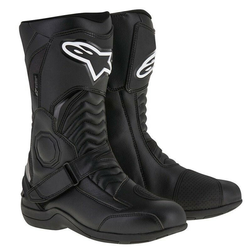 10% OFF Alpinestars PIKES Drystar Black Touring Fully Waterproof Motorbike Boots