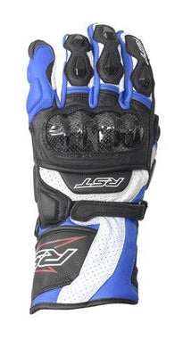 RST Delta 3 blue Motorbike/Scooter Leather/Carbon Gloves cheap